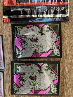 6 Pokemon , Ancient, Future & Mimikyu Trick Or Treat Halloween Cards & Packs Lot - Image 4