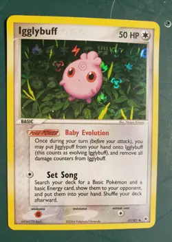 Pokemon EX Hidden Legends Igglybuff Reverse Holo #37/101 Near Mint NM - Image 1