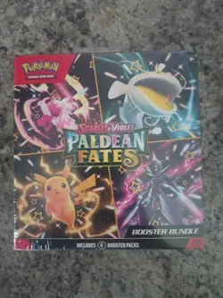 Pokemon TCG Scarlet & Violet Paldean Fates Booster Bundle Sealed Lot of 5 - Image 2