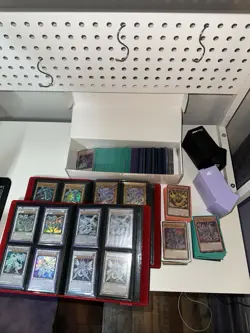 Yugioh Card Lot 200+ Holos with Binders and 3 Decks (check description) - Image 1
