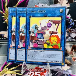 3x Yugioh Playset Cross-Sheep JUSH-EN048 Rare 1st Ed Near Mint - Image 1