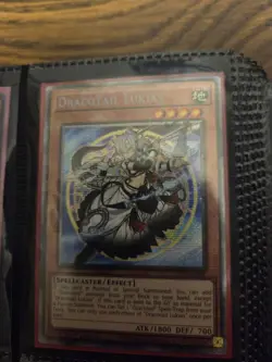 Yugioh Dracotail Lukias JUSH-EN001 Starlight Rare 1st Ed Near Mint - Image 1