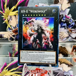 Yugioh K9-X "Werewolf" JUSH-EN037 Super Rare 1st Ed Near Mint - Image 1