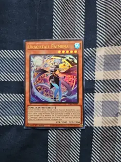 Yugioh Dracotail Faimena JUSH-EN002 Ultra Rare 1st Ed Near Mint - Image 1