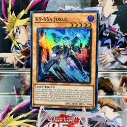 Yugioh K9-66a Jokul JUSH-EN032 Super Rare 1st Ed Near Mint - Image 1