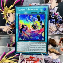 Yugioh YummySurprise JUSH-EN025 Super Rare 1st Ed Near Mint - Image 1