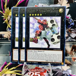 3x Yugioh Playset Number 67: Pair-a-Dice Smasher JUSH-EN058 Rare 1st Near Mint - Image 1