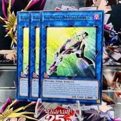 3x Yugioh Playset Gravity Controller JUSH-EN027 Rare 1st Ed Near Mint - Image 1