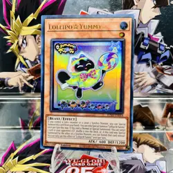 Yugioh LollipoYummy JUSH-EN018 Ultra Rare 1st Ed Near Mint - Image 1