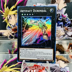 Yugioh Artifact Durendal JUSH-EN057 Super Rare 1st Ed Near Mint - Image 1