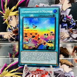 Yugioh YummyusmentMignon JUSH-EN023 Super Rare 1st Ed Near Mint - Image 1