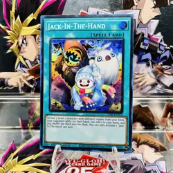 Yugioh Jack-In-The-Hand JUSH-EN054 Super Rare 1st Ed Near Mint - Image 1