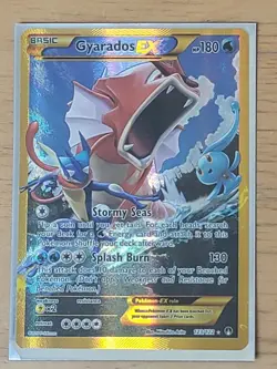 Pokemon Gyarados EX TCG Card 123/122 Secret Rare Full Art Holo XY Breakpoint - Image 1