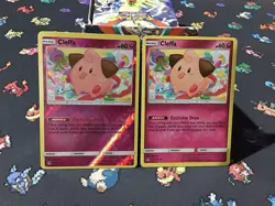Pokemon TCG Cleffa 131/214 Reverse Holo and Cleffa 131/214 Pokemon Cards - Image 1