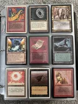 Giant Old Vintage Magic The Gathering 1188 Cards Collection Binder Alpha Mtg Lot - Image 2