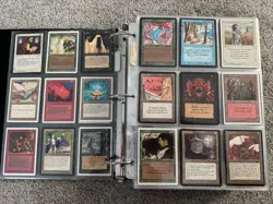 Giant Old Vintage Magic The Gathering 1188 Cards Collection Binder Alpha Mtg Lot - Image 5