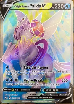 Origin Forme Palkia V SWSH253 SWSH: Sword & Shield Promo Cards Holo NM - Image 1