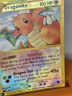 Dragonite - 9/165 - Pokemon Expedition Reverse Holo Card MP-HP - Image 4