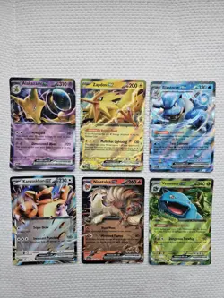 6x Pokemon TCG Card 151 Ex Bundle - Incl. 003/165 009/165 038/165 065/165 - Image 1