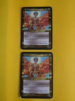 Asmira, Holy Avenger x2 Legend HP as pics Mirage. Old Vintage. MTG 2 cards - Image 1