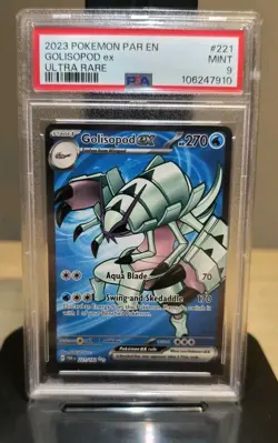 Golisopod ex - 221/182 - Pokemon Paradox Rift Full Art Ultra Rare Card PSA 9 - Image 1