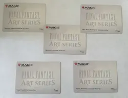 Magic: The Gathering Final Fantasy Art Series 5 Card Lot - Image 2