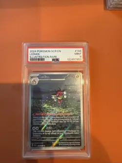 2024 Pokemon SCR EN Ledian Illustration Rare Card #144 PSA Mint 9 - Image 1