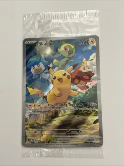 Pikachu 027 Sv: Scarlet & Violet Promo Cards Holo SEALED PROMO Pokemon Card - Image 1