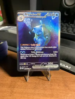 Pokemon TCG Blastoise EX Special Illustration Rare Card 200/165 151 NM Condition - Image 1
