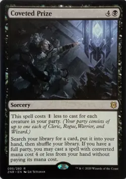 095/280 COVETED PRIZE RARE ZENDIKAR RISING MTG CARD - Image 1