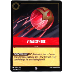 Vitalisphere Item Card - Foil - Disney Lorcana TCG Ursula's Return #134/204 - Image 2