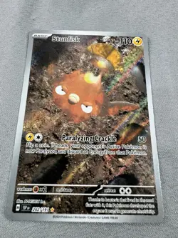 Pokemon Stunfisk TCG Card 202/191 Surging Sparks Illustration Rare MINT - Image 3