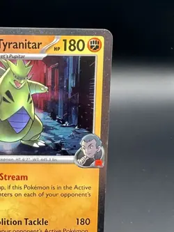 Team Rockets Tyranitar Promo Card Destined Rivals Series 096/182 NM Condition - Image 4