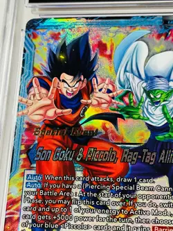 CGC 10 PRERELEASE Leader Son Goku Piccolo Rag Tag Alliance BT23-037 DBS Card - Image 3