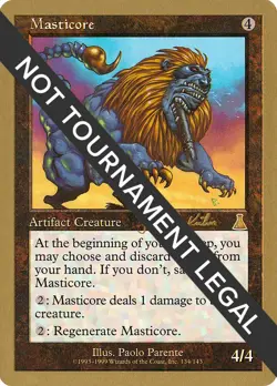 MTG Masticore - 2000 Janosch Kuhn (UDS) - N/A / English / Near Mint - Image 1