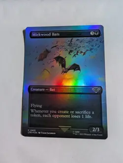 MTG Mirkwood Bats Foil Borderless LOTR Tales of Middle-earth NM - Image 1