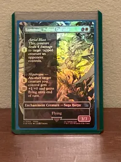 Summon: Primal Garuda borderless foil MTG/Final Fantasy (FIN #0360) - Image 1