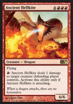 Ancient Hellkite -Foil Medium Play MTG Magic 2011 Core Set - Image 1
