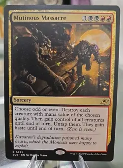 Mutinous Massacre MTG Edge of Eternities Regular - Image 1