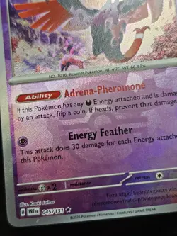 Pokemon Card Fezandipity 045/131 Prismatic Evolutions Pokeball Reverse Holo NM - Image 2