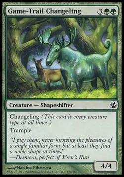 Game-Trail Changeling -Foil Medium Play MTG Morningtide - Image 1