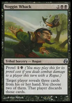 Noggin Whack -Foil Medium Play MTG Morningtide - Image 1