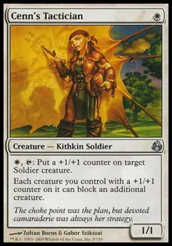 Cenn's Tactician -Foil Medium Play MTG Morningtide - Image 1