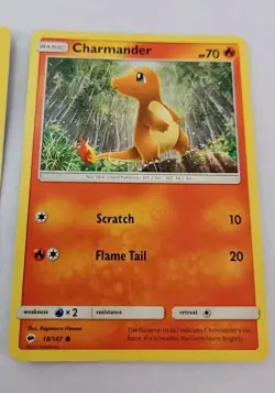 Pokemon Cards Flying Pikachu 110 / 108 & Charmander 18/147 2016 & 2017 VGC - Image 4