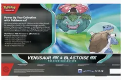 Pokemon TGC: Venusaur ex and Blastoise ex Premium Collection GameStop IN HAND - Image 1