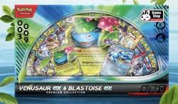 Pokemon TGC: Venusaur ex and Blastoise ex Premium Collection GameStop IN HAND - Image 3
