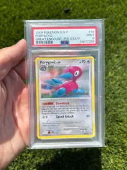 Pokemon Diamond & Pearl Great Encounters Porygon2 PSA 9 STAFF PRE-RELEASE *RARE* - Image 2