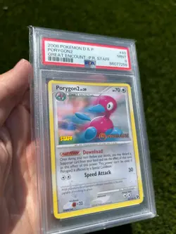 Pokemon Diamond & Pearl Great Encounters Porygon2 PSA 9 STAFF PRE-RELEASE *RARE* - Image 4