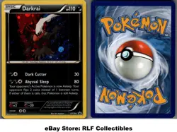 2016 Pokemon, XY Promos, #XY194 Darkrai, Holo Black Star Promo - Image 1
