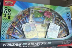 Pokemon TCG Venusaur Ex & Blastoise Ex Premium Collection Brand New - Image 1
